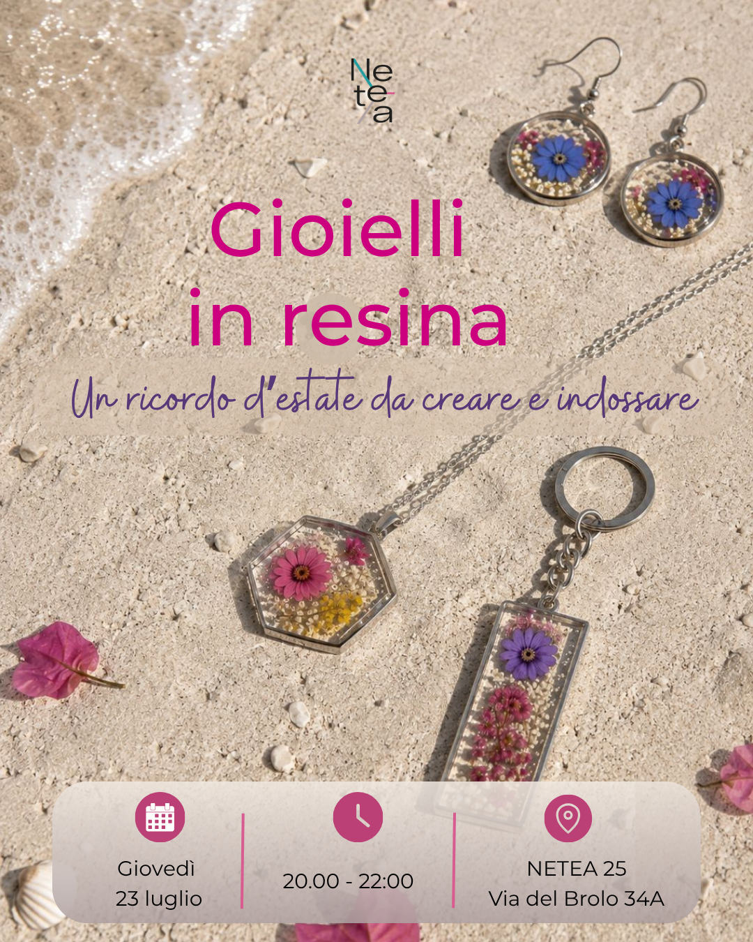 GIOIELLI IN RESINA - Luglio
