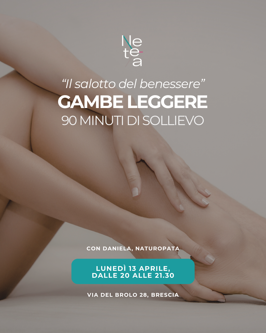 Gambe Leggere    90 minuti di sollievo