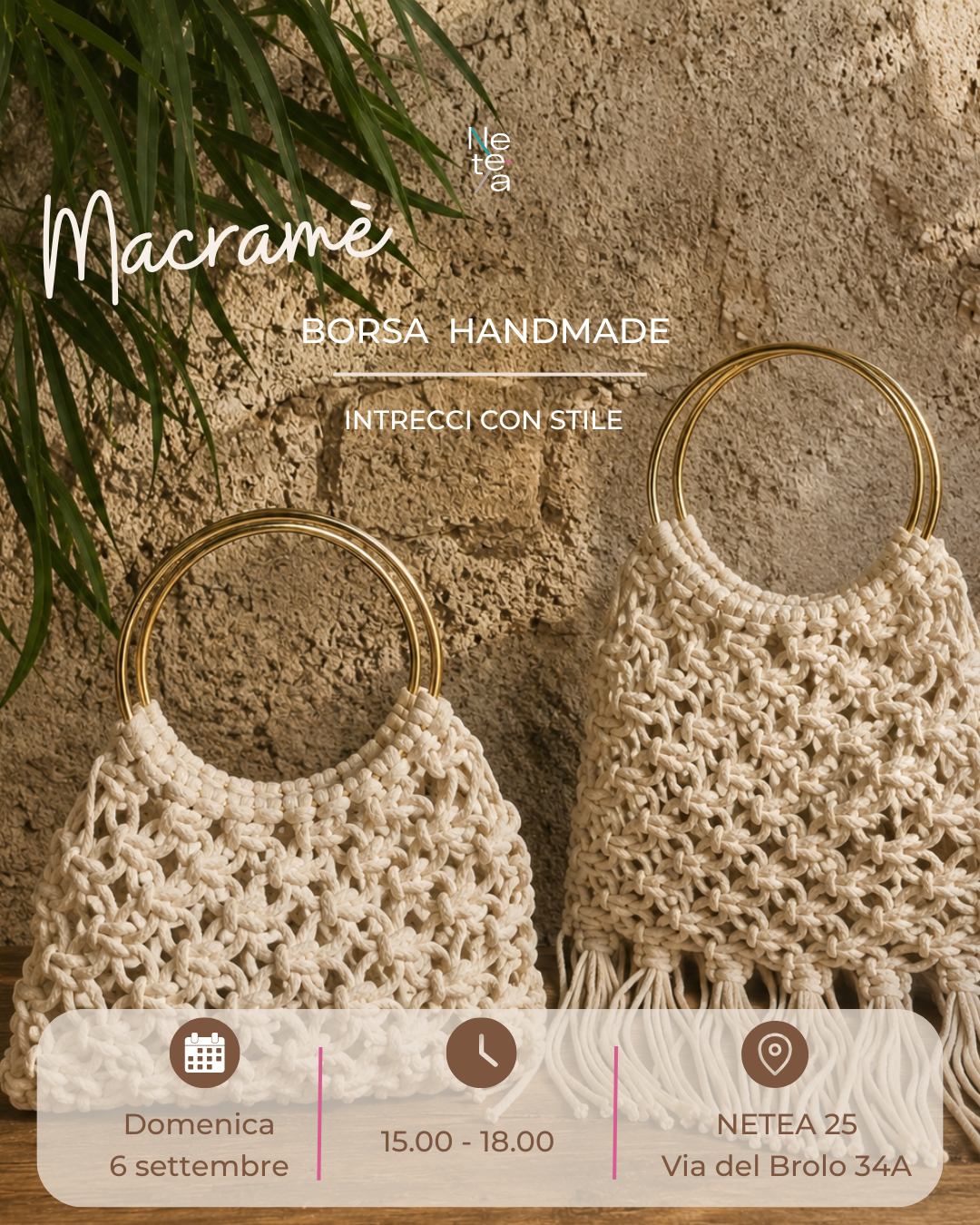 BORSA MACRAME'