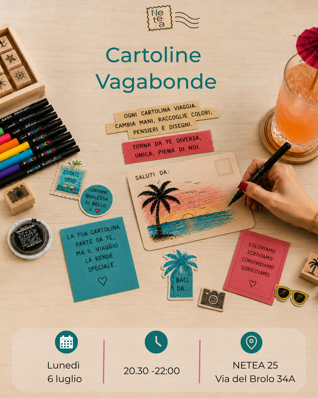 CARTOLINE VAGABONDE & DRINK