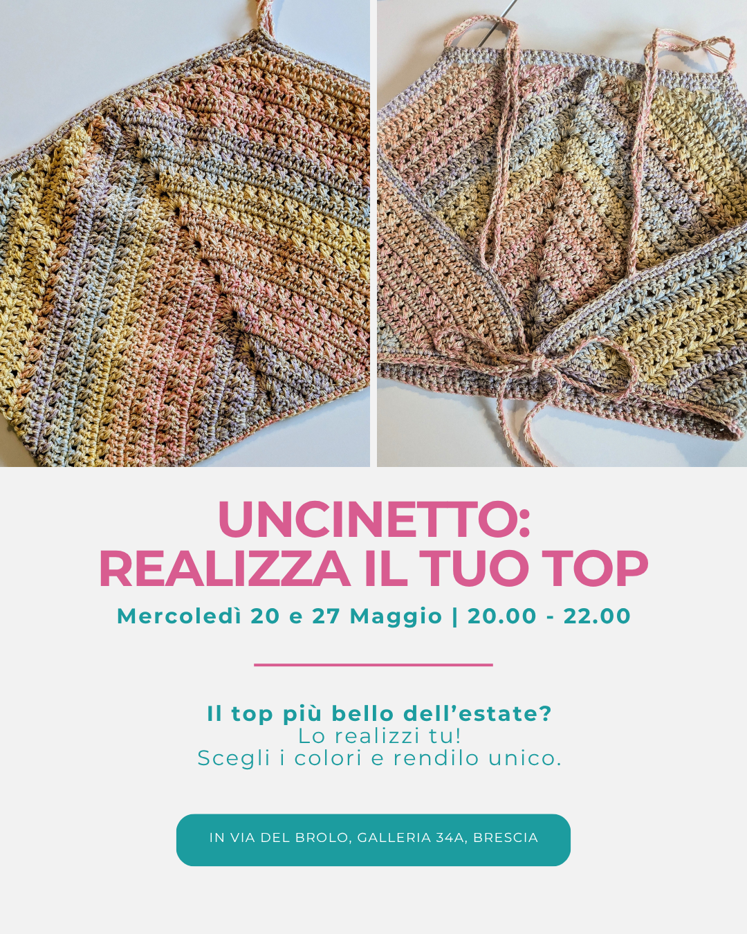 UNCINETTO: TOP PER L'ESTATE