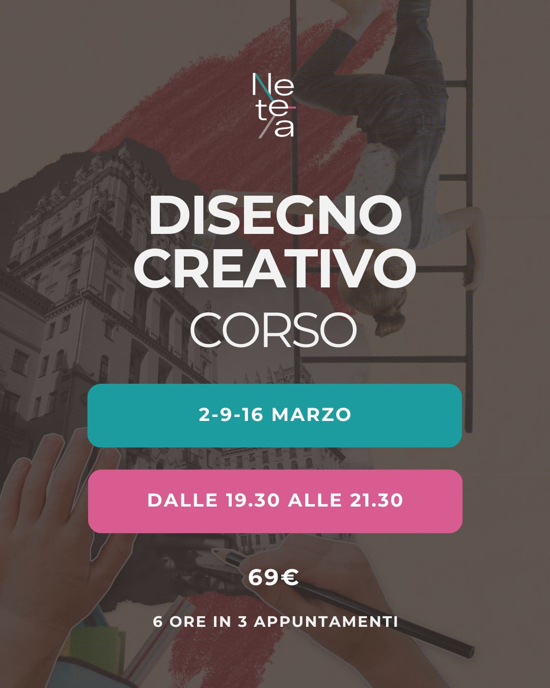 Disegno creativo con Simona