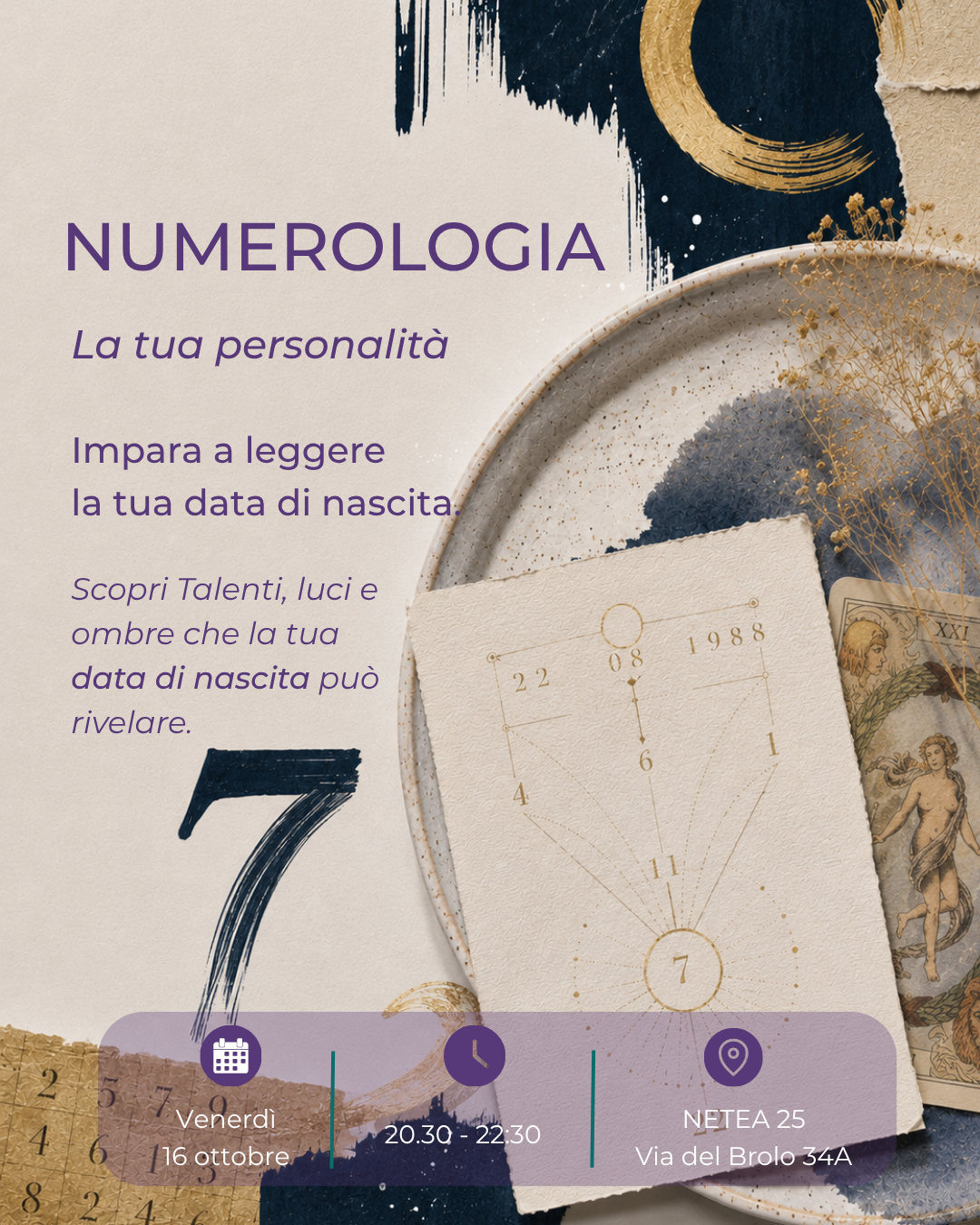 NUMEROLOGIA - DALLA DATA DI NASCITA ALLA TUA PERSONALITA'